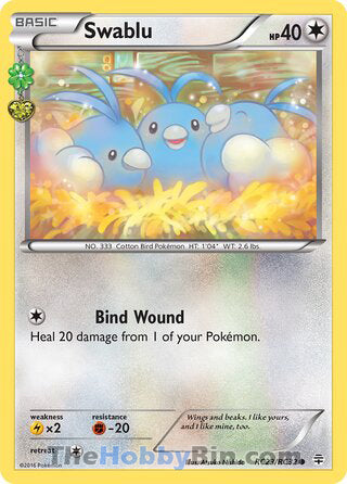 Swablu #RC23/RC32 Common - Generations Pokemon card