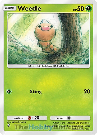 Weedle Genetic Apex One Diamond #008/226