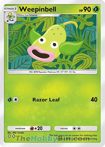 Weepinbell Genetic Apex Two Diamond #019/226