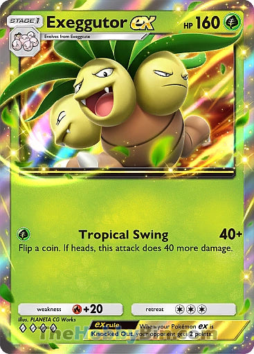 Exeggutor ex Genetic Apex Four Diamond #023/226