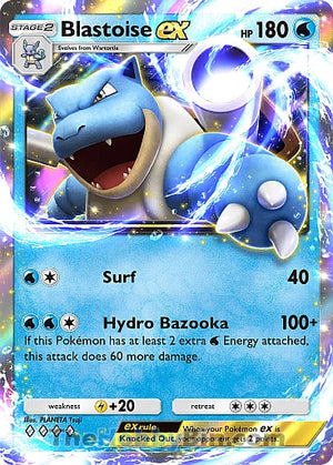 Blastoise ex Genetic Apex Four Diamond #056/226