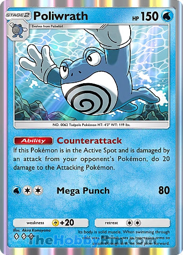 Poliwrath Genetic Apex Three Diamond #061/226