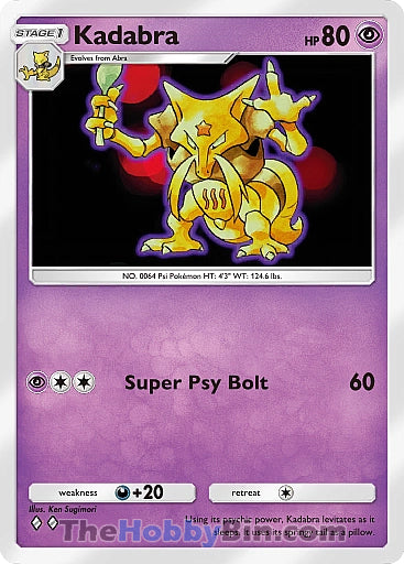 Kadabra Genetic Apex Two Diamond #116/226