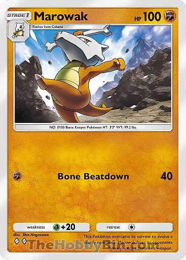 Marowak Genetic Apex Two Diamond #152/226