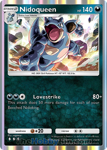 Nidoqueen Genetic Apex Three Diamond #168/226