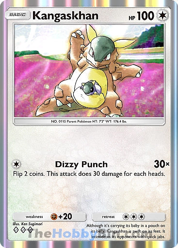 Kangaskhan Genetic Apex Three Diamond #203/226