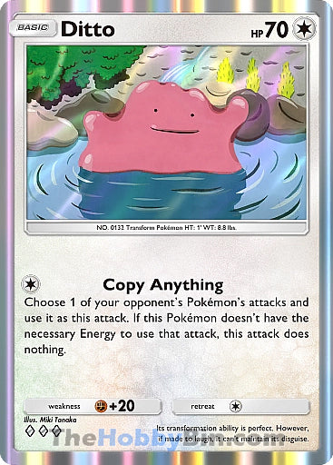 Ditto Genetic Apex Three Diamond #205/226