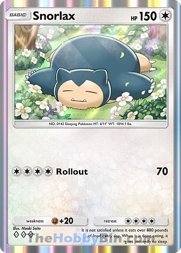 Snorlax Genetic Apex Three Diamond #211/226