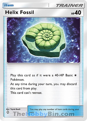 Helix Fossil Genetic Apex One Diamond #216/226