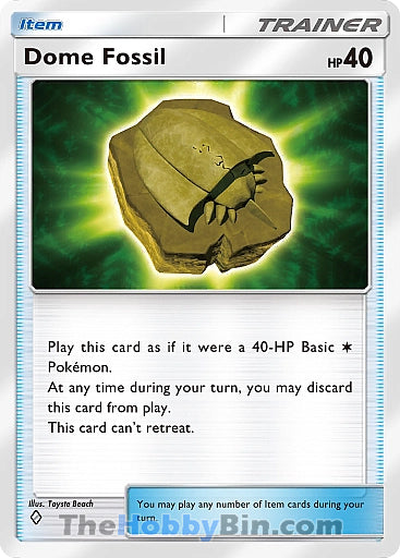 Dome Fossil Genetic Apex One Diamond #217/226