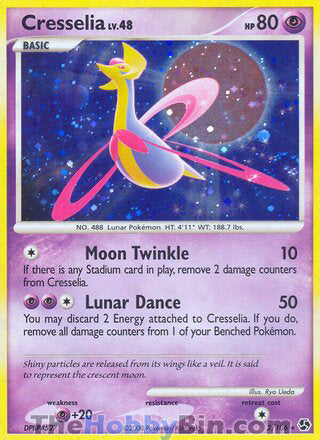 Cresselia Great Encounters Holo Rare #2/106