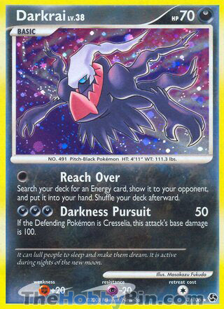 Darkrai Great Encounters Holo Rare #3/106