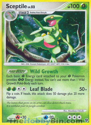 Sceptile Great Encounters Holo Rare #8/106