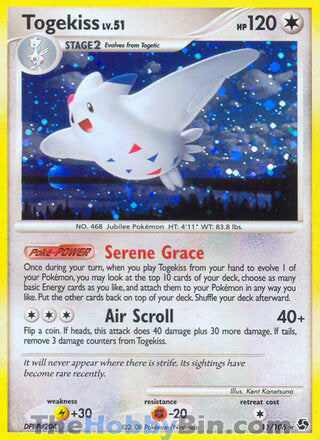 0011 Togekiss Holo Rare Great Encounters