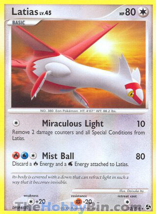 Latias Great Encounters Rare #22/106