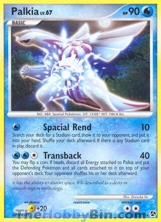 Palkia #26/106 Rare - Great Encounters Pokemon card