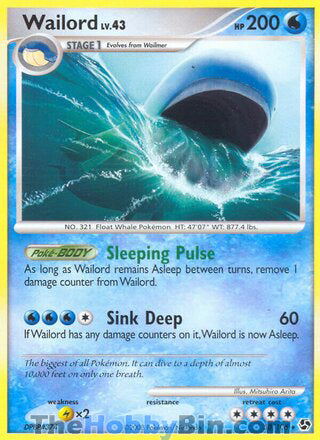 Wailord Great Encounters Rare #30/106