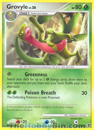 Grovyle Great Encounters Uncommon #40/106