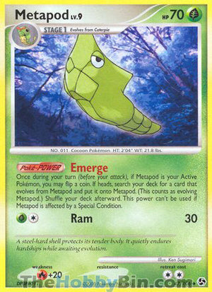 0047 Metapod Uncommon Great Encounters