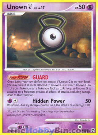 Unown [G] #57/106 Uncommon - Great Encounters Pokemon card