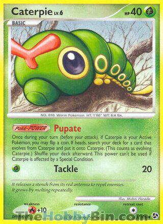 Caterpie #63/106 Common - Great Encounters Pokemon card