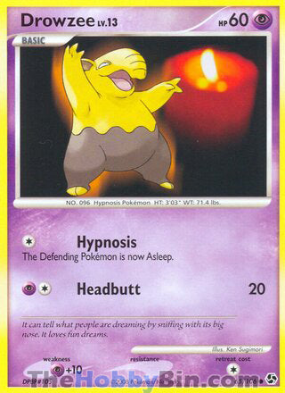 Drowzee #65/106 Common - Great Encounters Pokemon card