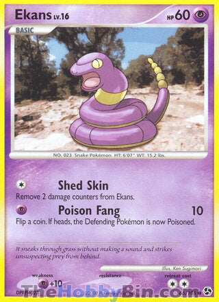 Ekans #66/106 Common - Great Encounters Pokemon card