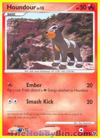 Houndour #69/106 Common - Great Encounters Pokemon card