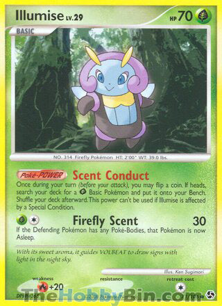 Illumise #71/106 Common - Great Encounters Pokemon card
