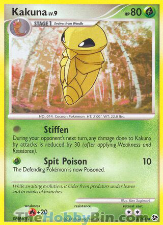 Kakuna #73/106 Common - Great Encounters Pokemon card