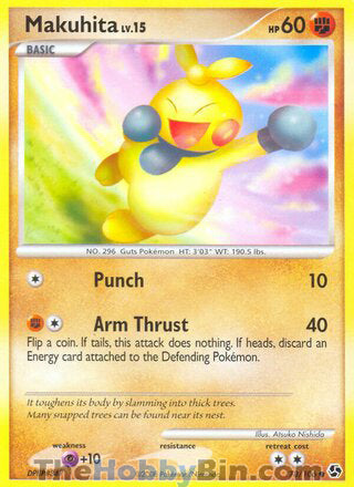 Makuhita #78/106 Common - Great Encounters Pokemon card