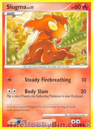 Slugma #83/106 Common - Great Encounters Pokemon card