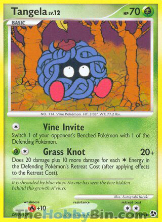 Tangela #87/106 Common - Great Encounters Pokemon card