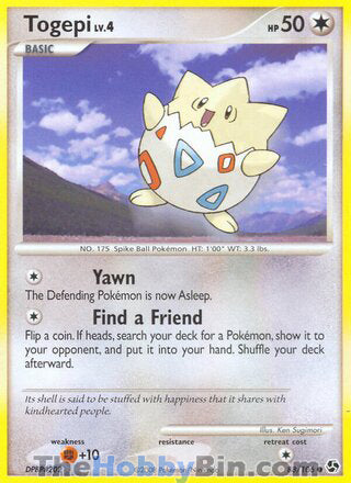 Togepi #88/106 Common - Great Encounters Pokemon card