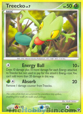 Treecko #90/106 Common - Great Encounters Pokemon card