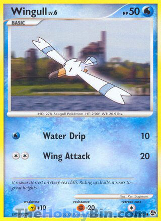 Wingull #95/106 Common - Great Encounters Pokemon card