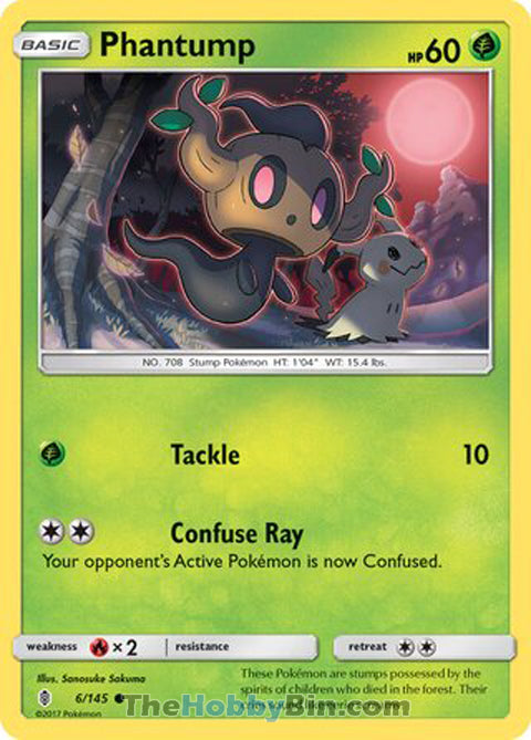 Phantump Guardians Rising Common #6/145