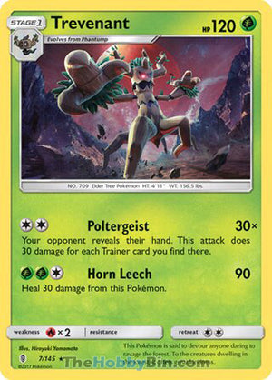 0007 Trevenant Rare Guardians Rising