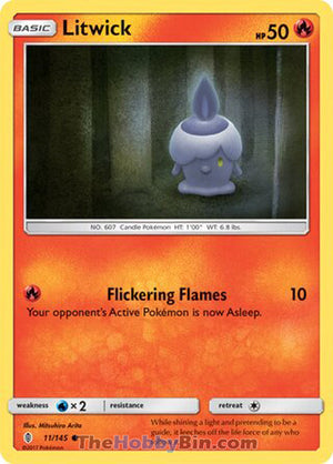 0011 Litwick Common Guardians Rising