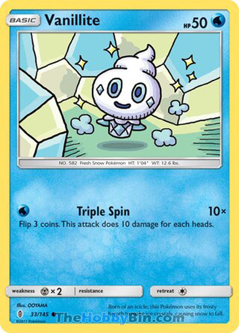 Vanillite Guardians Rising Common #33/145