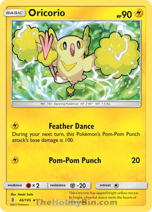 0046 Oricorio Rare Guardians Rising