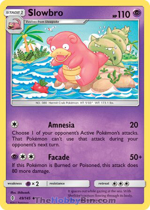 Slowbro Guardians Rising Uncommon #49/145