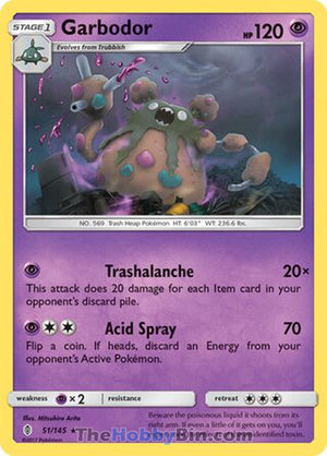 0051 Garbodor Rare Guardians Rising