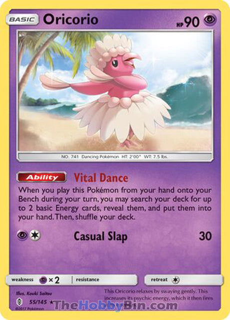 Oricorio Guardians Rising Rare #55/145