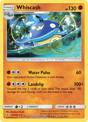 0071 Whiscash Rare Guardians Rising