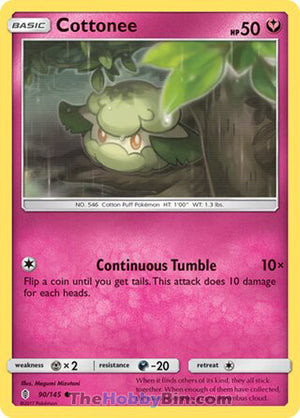 0090 Cottonee Common Guardians Rising
