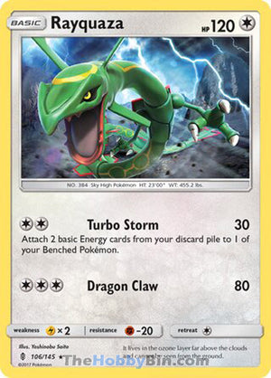 0106 Rayquaza Rare Guardians Rising