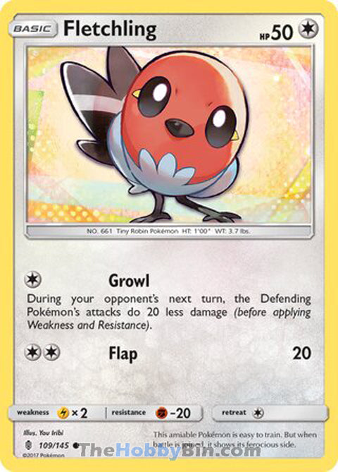 Fletchling Guardians Rising Common #109/145