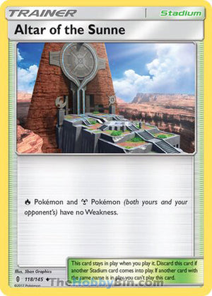 0118 Altar of the Sunne Uncommon Guardians Rising