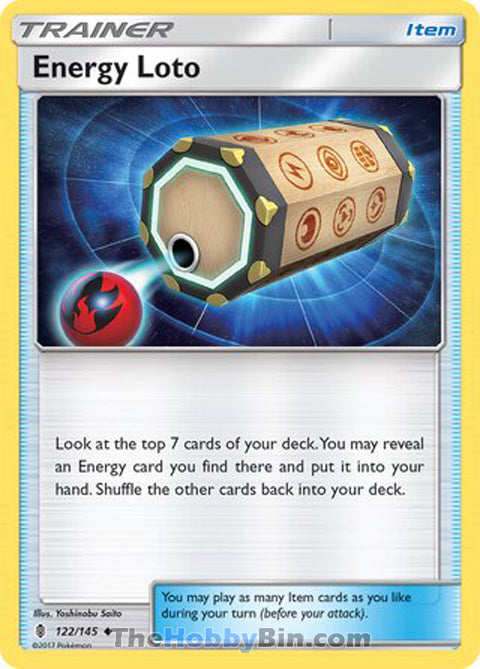 Energy Loto #122/145 Uncommon - Guardians Rising Pokemon card